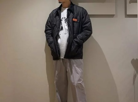 ・ブラック×グレーパーカー