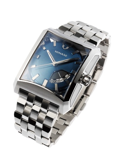 ミナセ腕時計のザラツ研磨