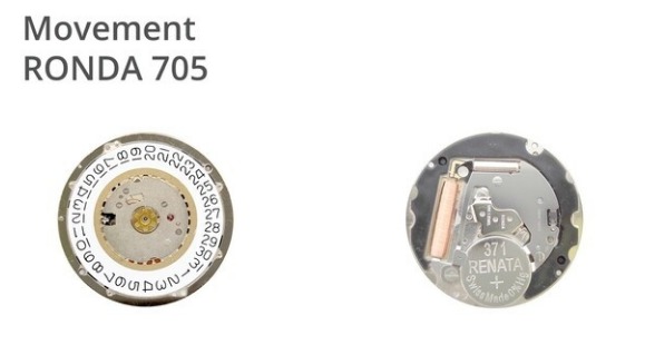 スイスRONDA製ムーブメントなど細部にまでこだわる