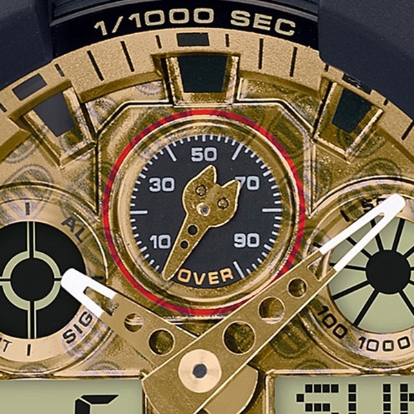 インダイヤルの針が猫