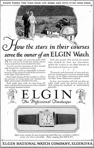 エルジン(ELGIN)の腕時計の特徴