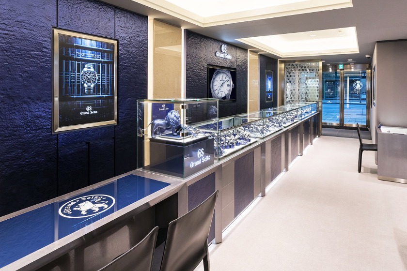 銀座の時計店：グランドセイコーブティック 銀座