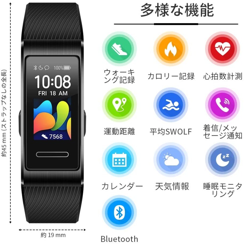 BAND 4 PROの特徴・機能