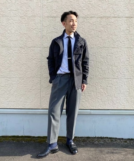 着こなし4：ワイシャツ