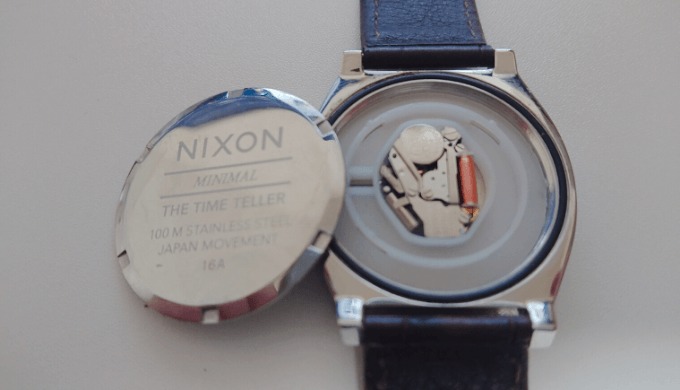 ニクソン"タイムテラー" 電池交換価格の目安は？