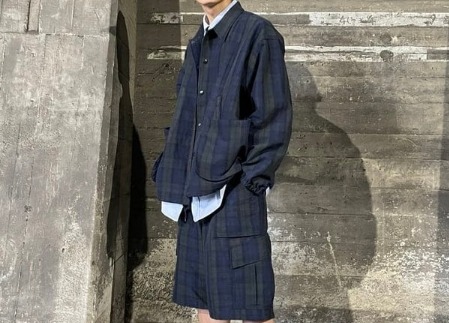 ブラック×ショートパンツ