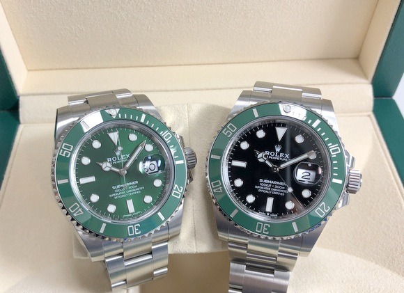 ロレックス"サブマリーナ・グリーン"の買取相場・買取業者を比較