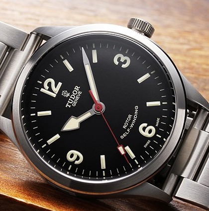 特徴的なバラの紋章とイカ針(スノーフレーク針)7