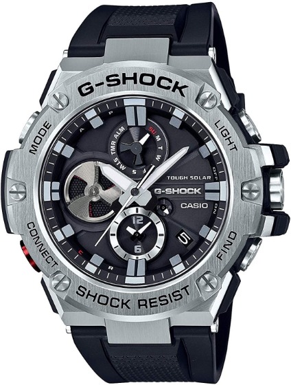 カシオのアナログ腕時計①G-SHOCK  GST-B100-1A