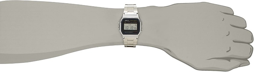 カシオ(CASIO)の腕時計×安い：A158WA-1JFの特徴・機能