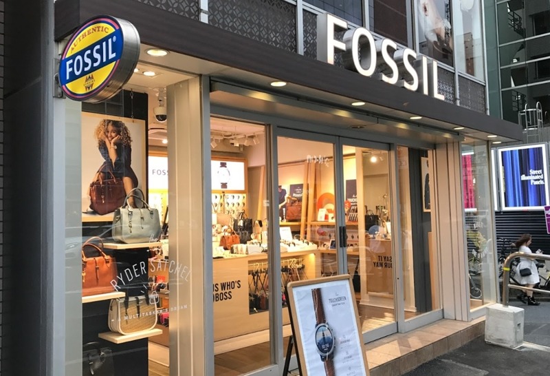 表参道の時計店：フォッシル 原宿明治通り店