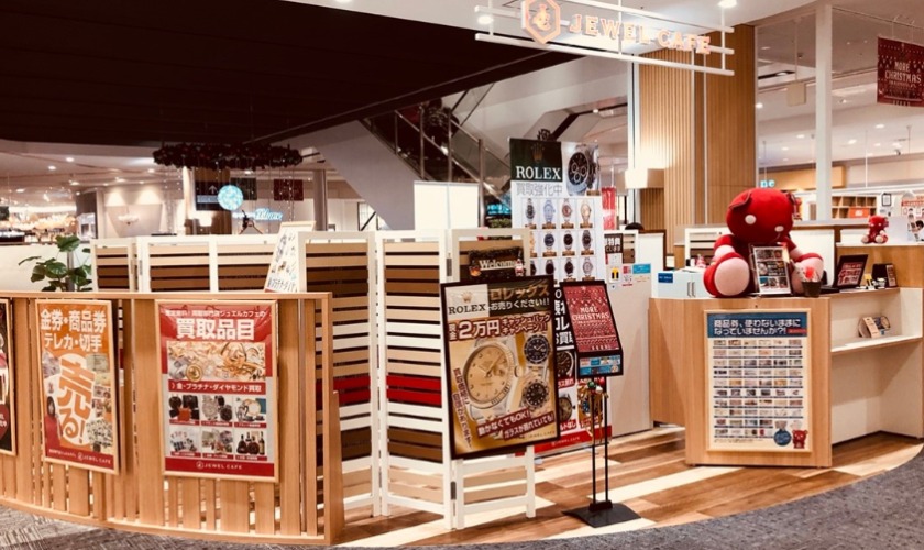 出雲市の時計店：ジュエルカフェ イオンモール出雲店