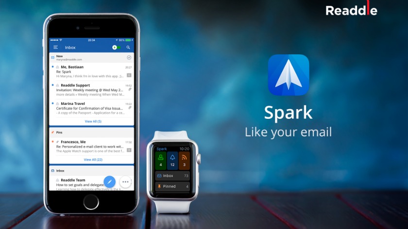 AppleWatch アプリ 「Spark」