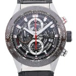 カレラ キャリバー ホイヤー01  クロノグラフ ブラウン CAR201U.FC6405