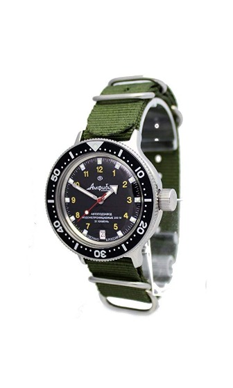 ボストーク・ヨーロッパ アンフィビア 200M 2416/420270 グリーン