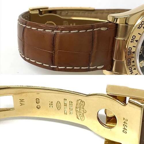 ロレックスベルトの種類8：レザー