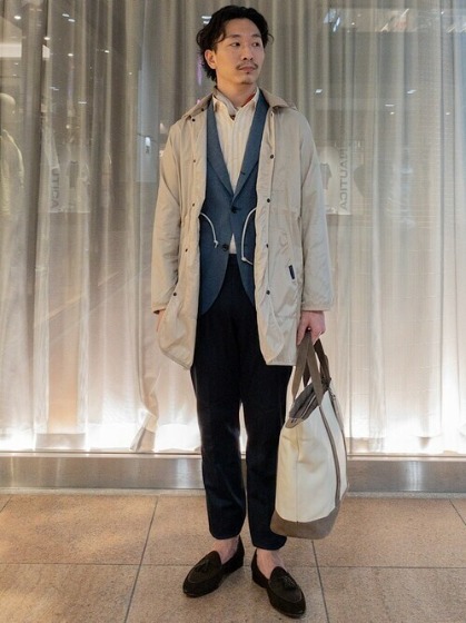 秋冬向け1：テーラードジャケット×ジレ/ベスト