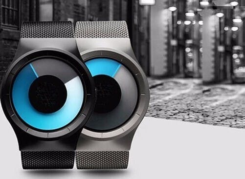 針がない腕時計