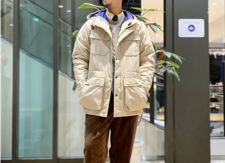 ビッグサイズマウンテンパーカー+Yシャツとニット