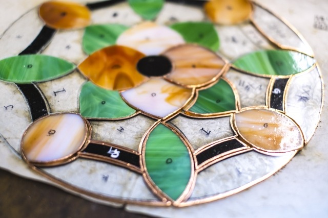 精巧に作りこまれた文字盤