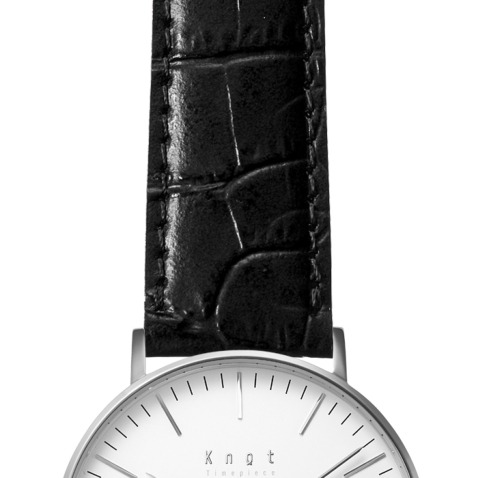 KNOT(ノット)の腕時計×女性2.クォーツスモールセコンド×プレミアムクロコダイルベルト