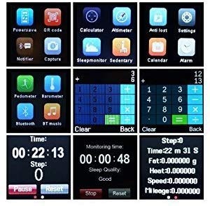 スマートウォッチUAの専用アプリ