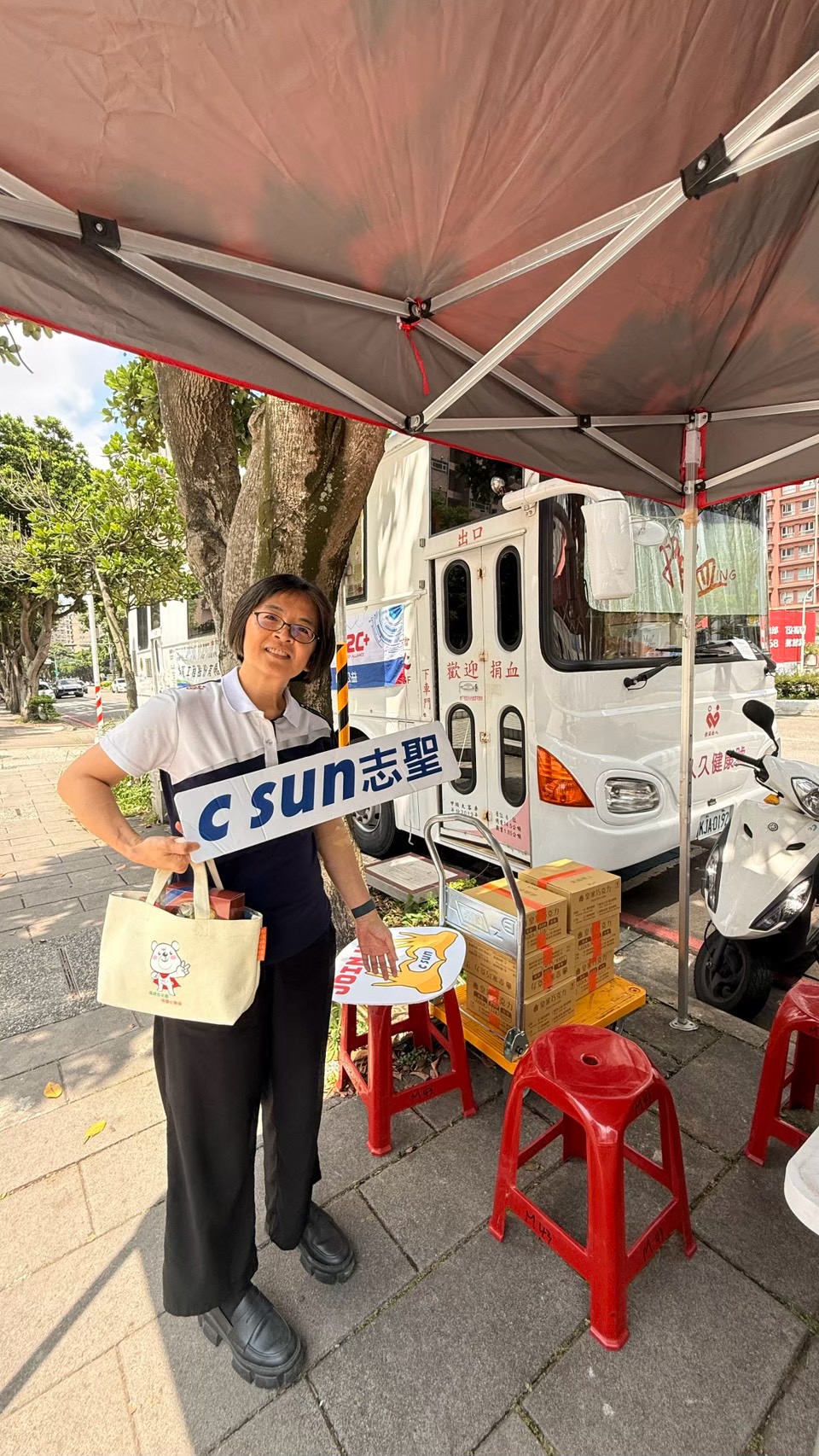 讓愛在社區流動捐血活動照片