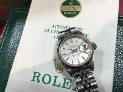 ロレックス ROLEX デイトジャスト 69174 モザイク