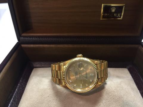 ロレックス ROLEX デイデイト 18238A W番