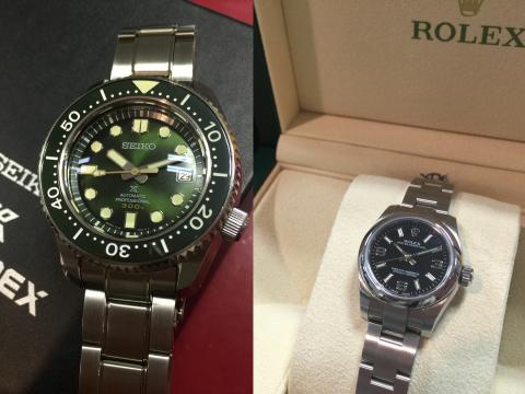ロレックス ROLEX オイスターパーペチュアル 176200 , SEIKO メカニカルダイバーズ50周年 SBDX021