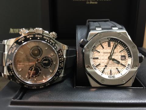 ロレックス ROLEX デイトナ 116519LN , オーデマ・ピゲ AUDEMARS PIGUET オフショアダイバー 15710ST.OO.A002CA.02