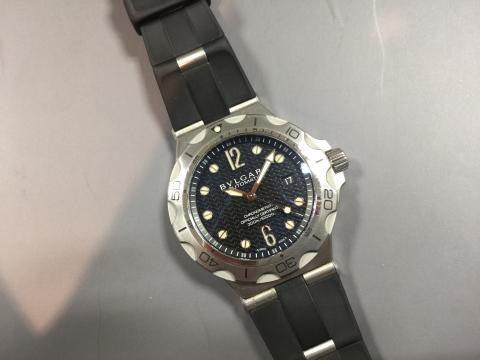 ブルガリ BVLGARI ディアゴノ スクーバ アクア