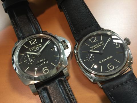 パネライ PANERAI 8デイズGMT PAM00233 , ラジオミール ブラックシール PAM00183