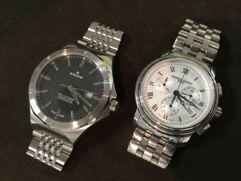 フレデリック・コンスタント FREDERIQUE CONSTANT クロノグラフ FC-292X4P4/5/6 , エドックス デルフィン 53005