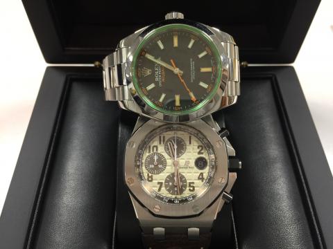 オーデマ・ピゲ AUDEMARS PIGUET ロイヤルオークオフショアクロノ 26470ST , ロレックス ミルガウス 116400GV
