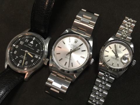 ロレックス ROLEX エアキング 14000M , デイトジャスト 69174 , IWC マーク15