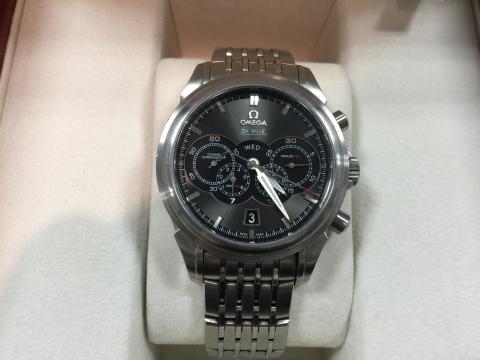 オメガ OMEGA デビル 4カウンタークロノグラフ 422.10.41.52.06.001