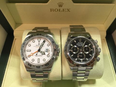 ロレックス ROLEX デイトナ 116520 , エクスプローラーⅡ 216570