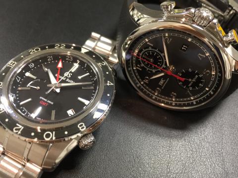 インターナショナル・ウォッチ・カンパニー IWC ポルトギーゼ・ヨットクラブ・クロノグラフ IW390503 , SEIKO GS GMT スプリングドライブ SBGE201