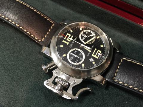 グラハム GRAHAM クロノファイター R.A.C ブラックショック 2CRBS.B03A