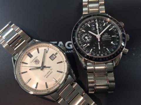 タグホイヤー TAG HEUER カレラ WAR211B , OMEGA 3520.50