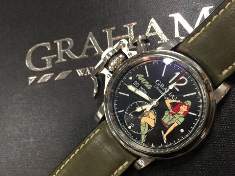 グラハム GRAHAM クロノファイターヴィンテージノーズアート 2CVAS.B22A