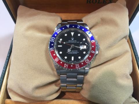 ロレックス ROLEX GMTマスター 16700 X番