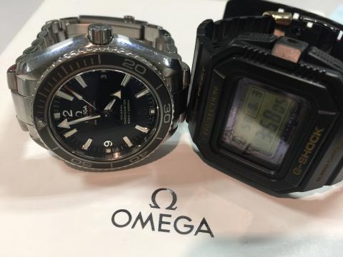 オメガ OMEGAシーマスター プラネットオーシャン 232.30.42.21.01.001 , CASIO G-SHOCK GW-5530C-1JR