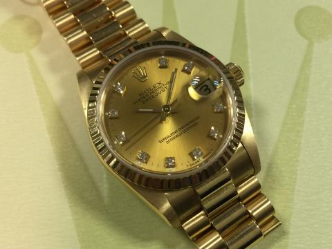 ロレックス ROLEX デイトジャスト 68278G 10Pダイヤ