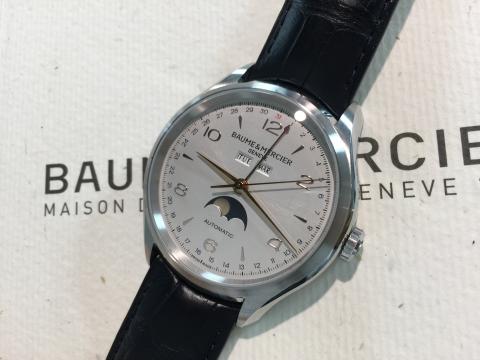 ボーム&メルシエ BAUME&MERCIER クリフトン ムーンフェイズ MOA10055