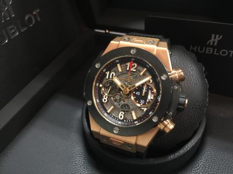 ウブロ HUBLOT ビッグバン ウニコ キングゴールド 411.OM.1180.RX