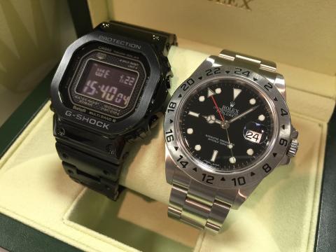ロレックス ROLEX エクスプローラーⅡ 16570 ランダム , CASIO G-SHOCK ORIGIN GMW-B5000GD-1J