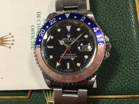 ロレックス ROLEX GMTマスターⅡ 16710 K番