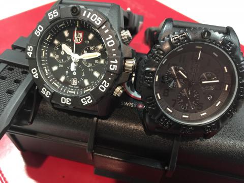 ルミノックス LUMINOX ネイビーシールズ 3080シリーズ , ブラック
